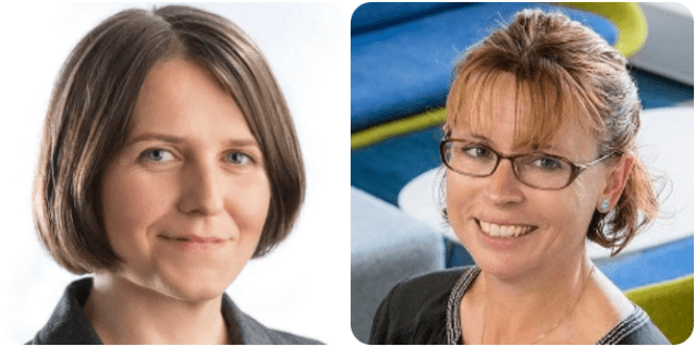 Sarah Dyer and Lisa Harris