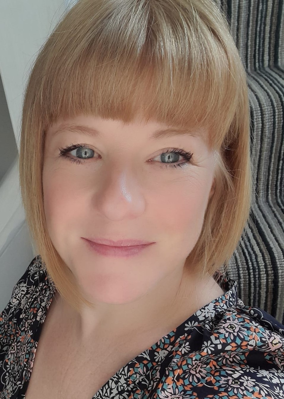 A portrait photograph of Dr Kate Cuthbert